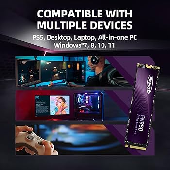 Amazon | Fikwot FN950 M.2 SSD 2TB PCIe Gen4.0 x4 M.2 2280 NVME SSD