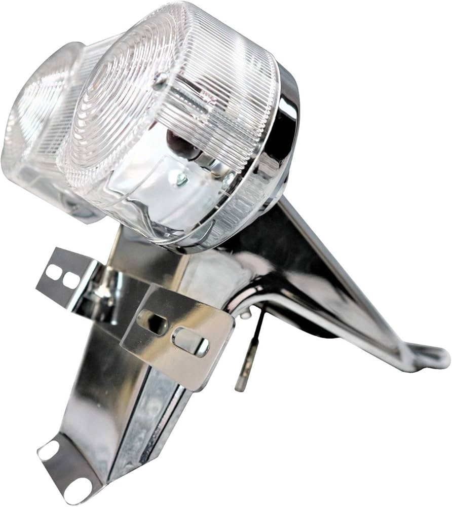 Amazon.co.jp: GT380 テール 土台+ランプ クリア/ ダブル2灯式