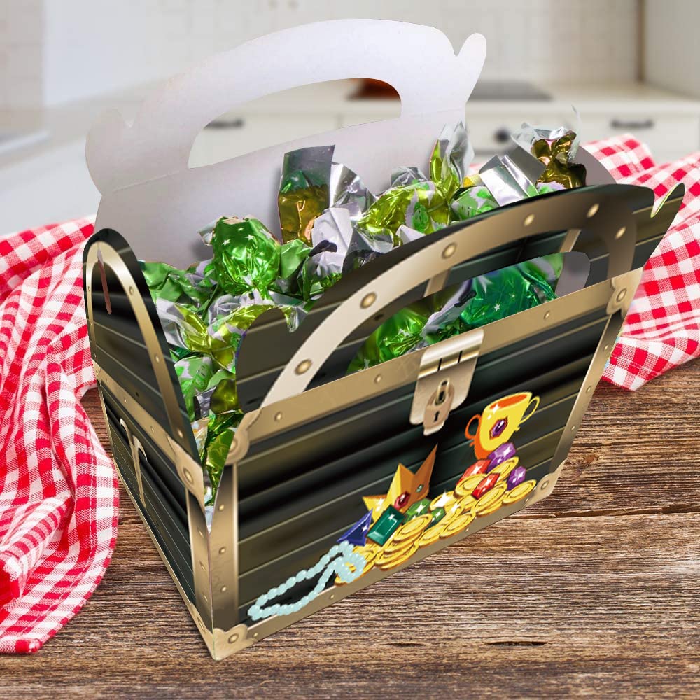 Amazon.com: ArtCreativity Treasure Chest Treat Boxes for Kids