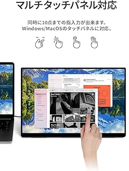 Amazon.co.jp: EHOMEWEI モバイルモニター 265Hz 2K 17.3インチ QLED