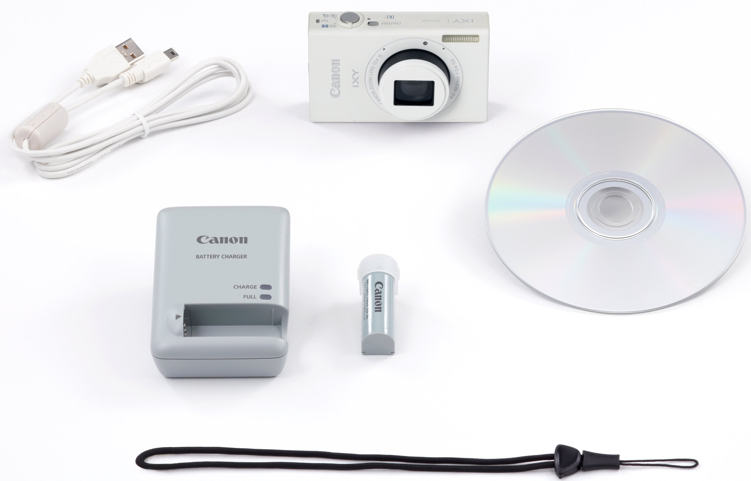 Amazon | Canon デジタルカメラ IXY 1 ホワイト 光学12倍ズーム Wi-Fi