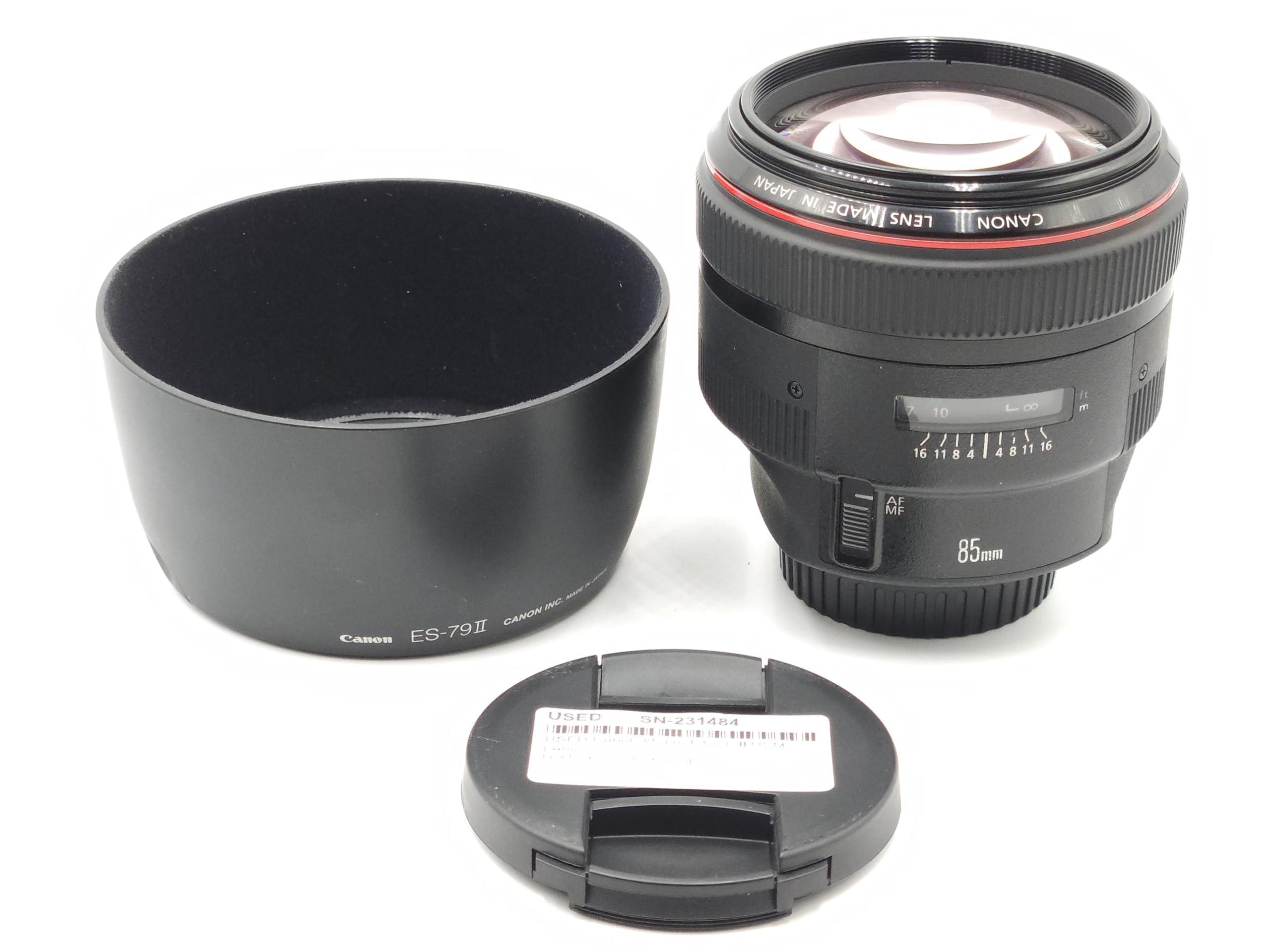 Amazon.com : Canon 85mm F1.2 L II USM EF AF Lens : Camera Lenses