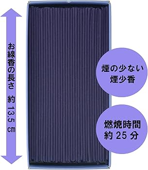 Amazon.co.jp: カメヤマ 花ふぜい ラベンダー 煙少香 約100g 約230本