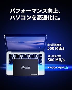 Amazon | Biwin M100 256GB SSD 2.5インチ SATA III 高速550MB/s 内蔵