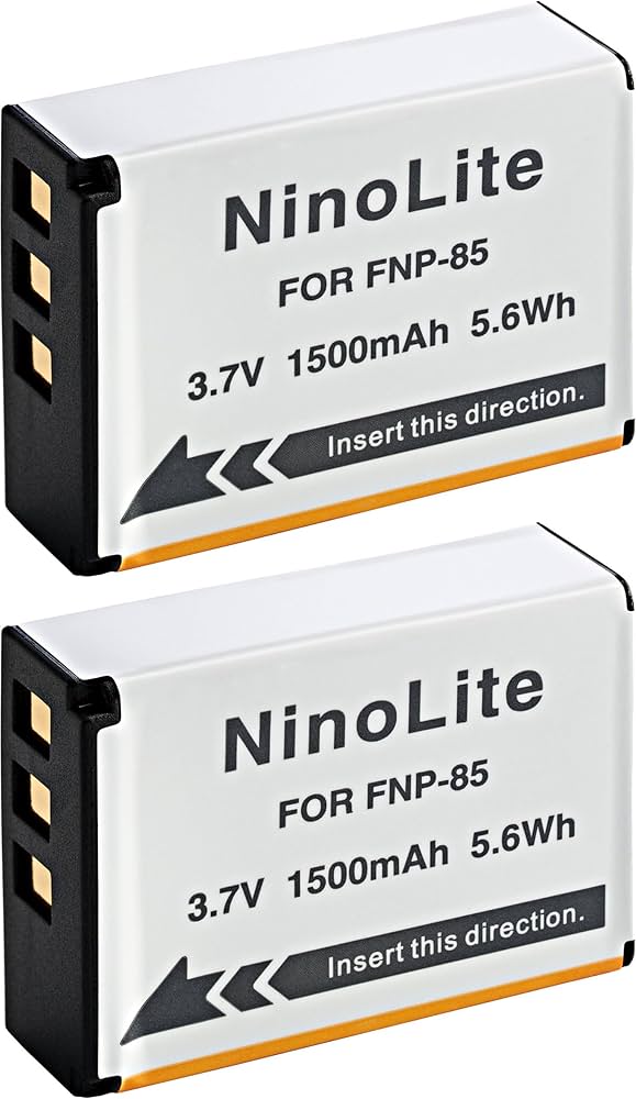Amazon | NinoLite NP-85 互換 バッテリー 2個セット Fuji フジ