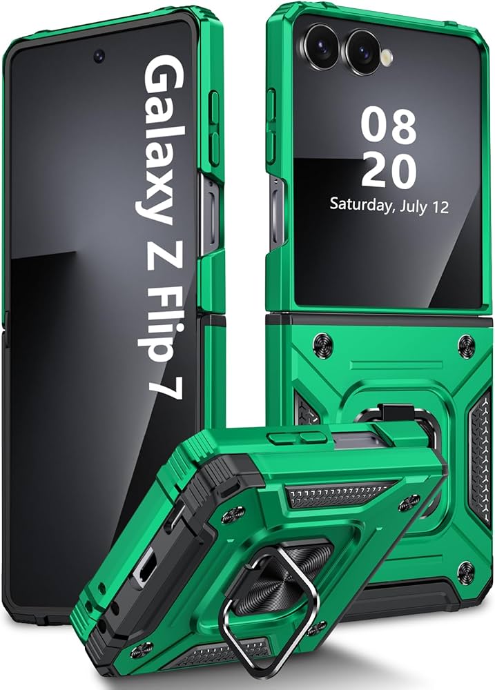 Amazon.co.jp: TMUJWS Galaxy Z Flip7 用ケース リング 衝撃吸収 耐
