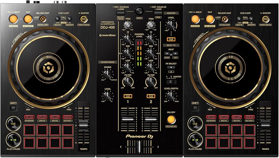 Amazon.com: Pioneer DDJ-400 2-Channel DJ Controller (Gold
