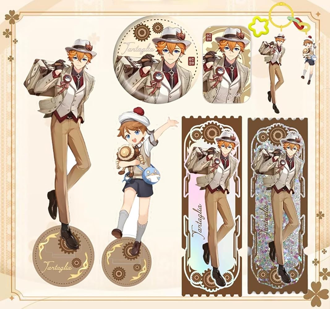 Amazon.co.jp: 原神 2024 FESカーニバル 周辺グッズ タルタリヤ トク