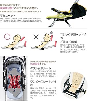 Amazon | Aprica (アップリカ) 二人乗りベビーカー ネルッコベッド