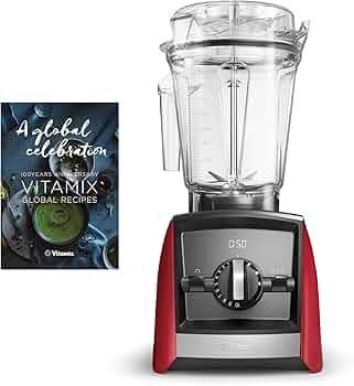 Amazon | 【公式】Vitamix A2500i レッド ミキサー 限定特典付き 1台8