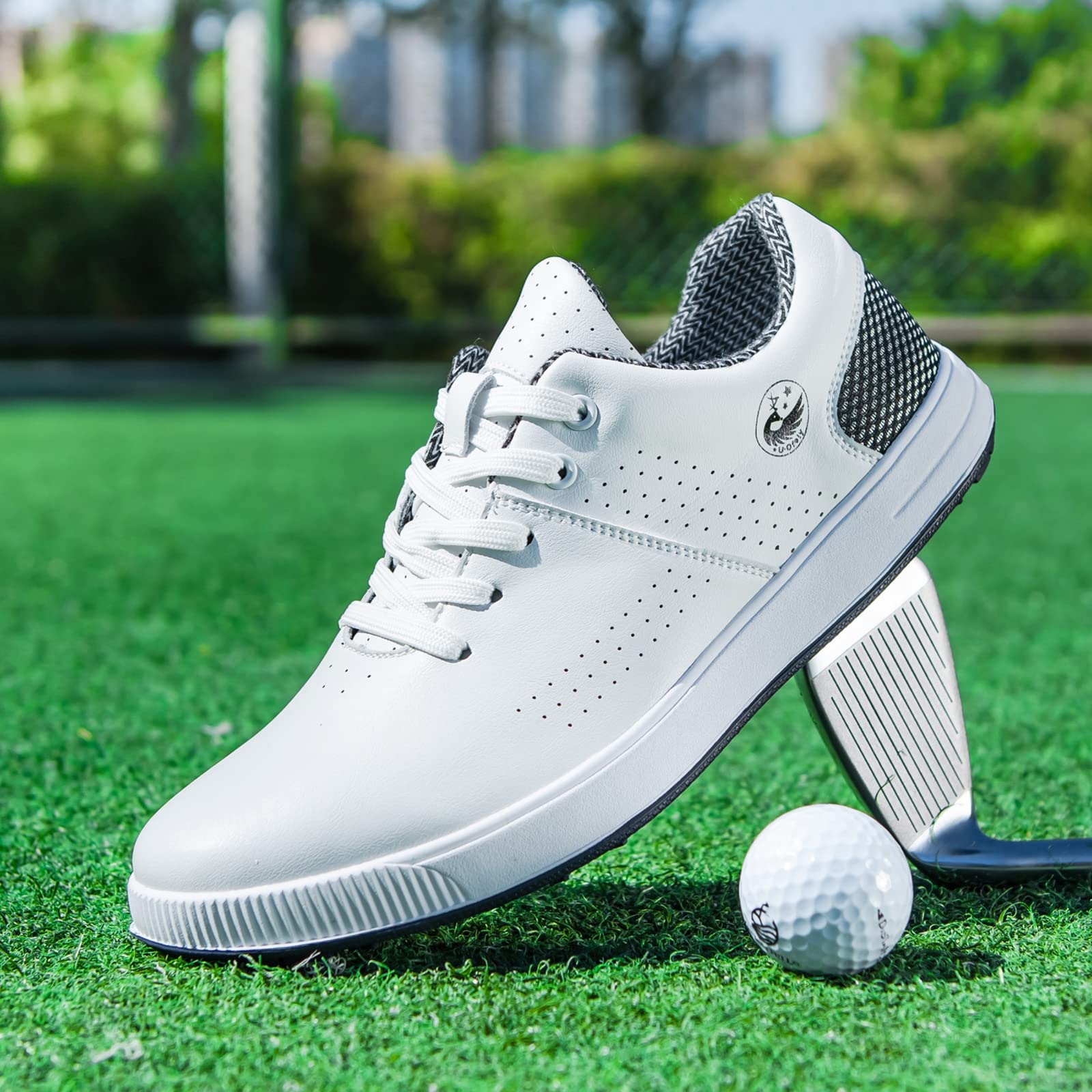 Amazon.co.jp: 男性用スパイクレスゴルフシューズ、防水ゴルフシューズ