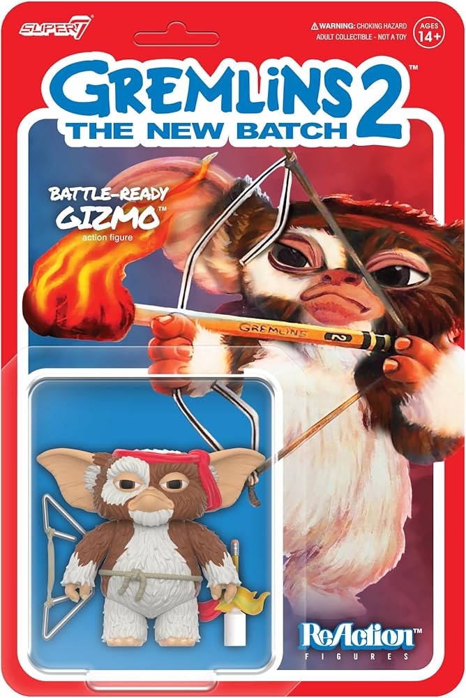 Amazon.com: Super7 Reaction Figure Gremlins 2 Battle-Ready Gizmo