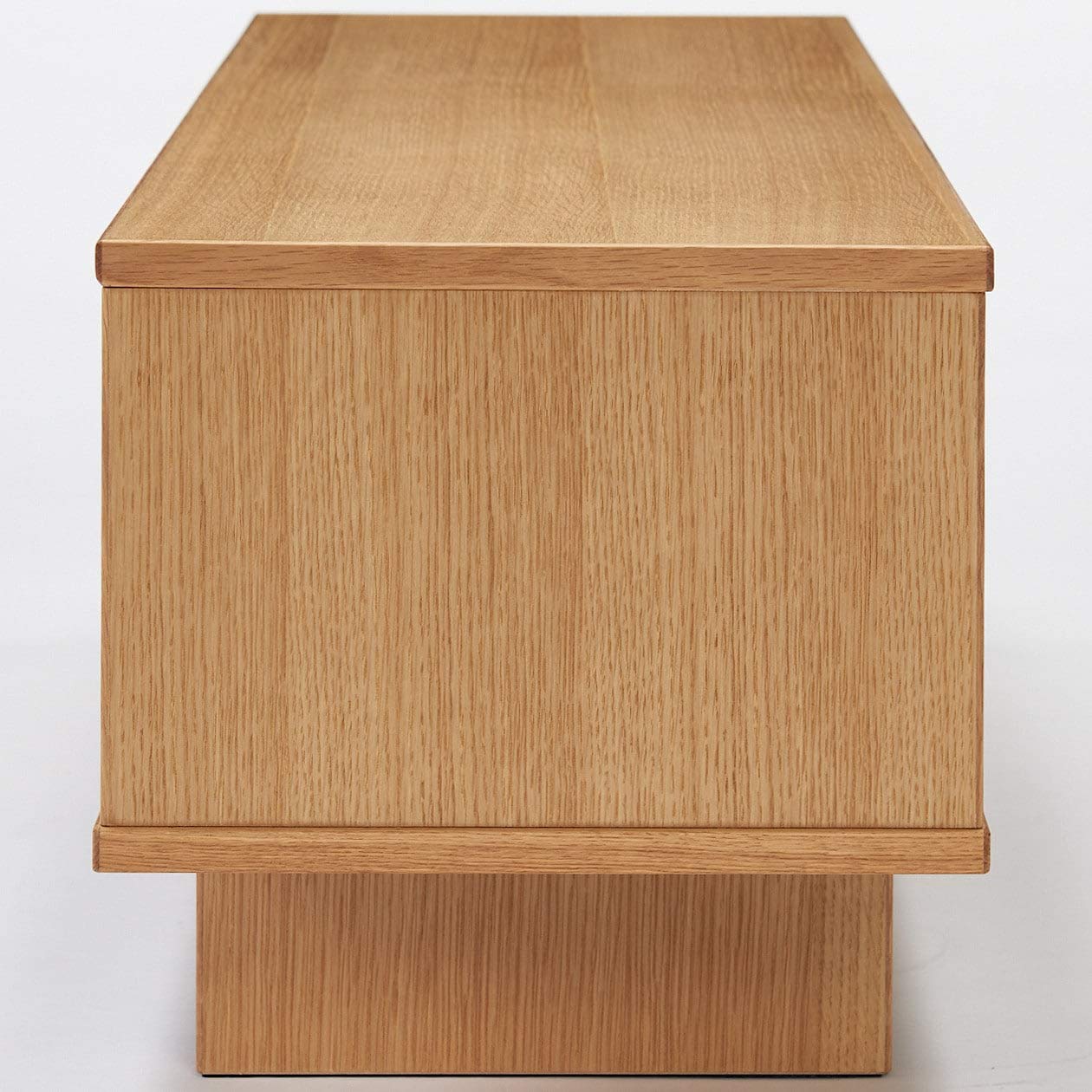 Amazon.co.jp: 無印良品 オーク材AVラック薄型(引戸)・幅150cm 幅150