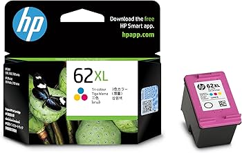 Amazon.co.jp: HP 62XL 純正 インクカートリッジ カラー増量 C2P07AA