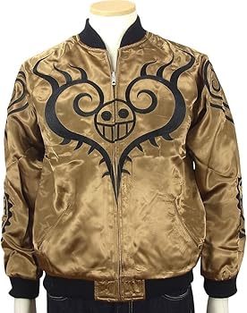 Amazon | [ワンピース] スカジャン トラファルガー・ロー タトゥー 王