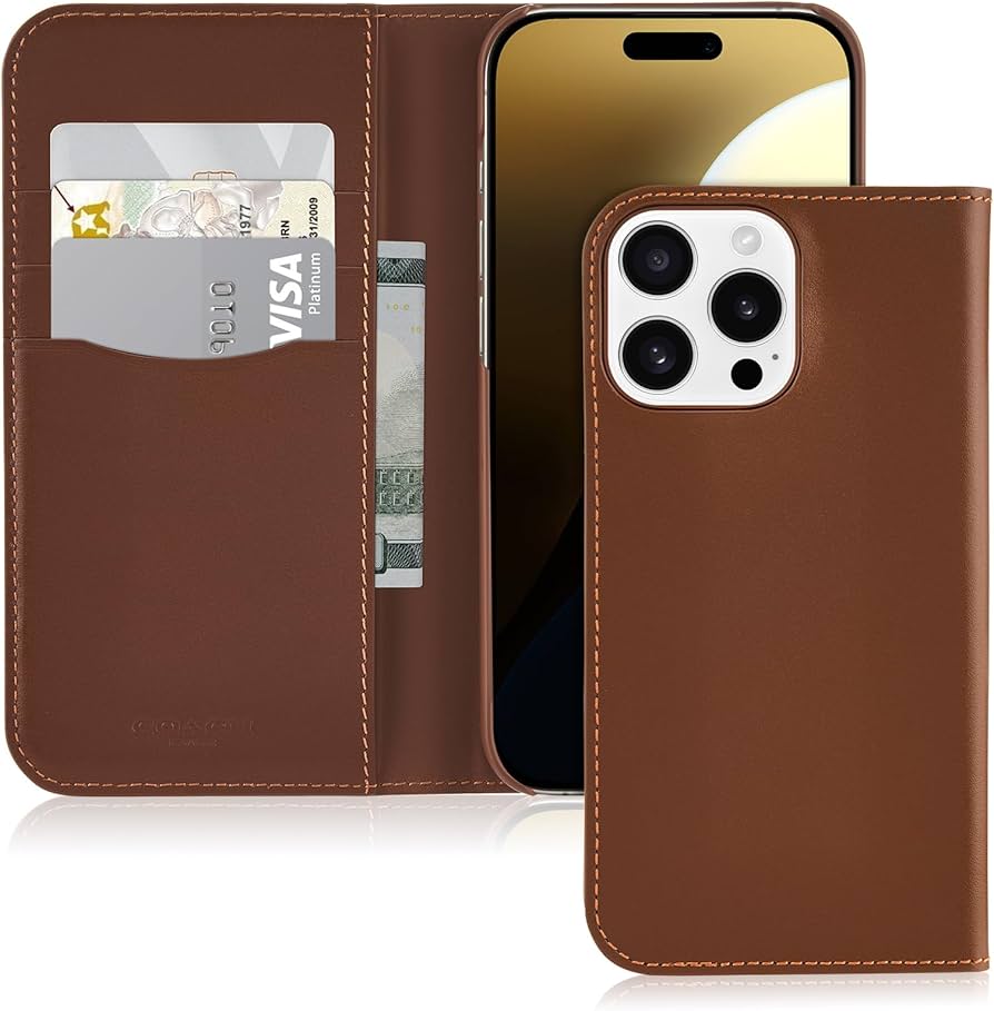 Amazon.com: Coach Signature Leather Wallet Folio iPhone 16 Pro Max