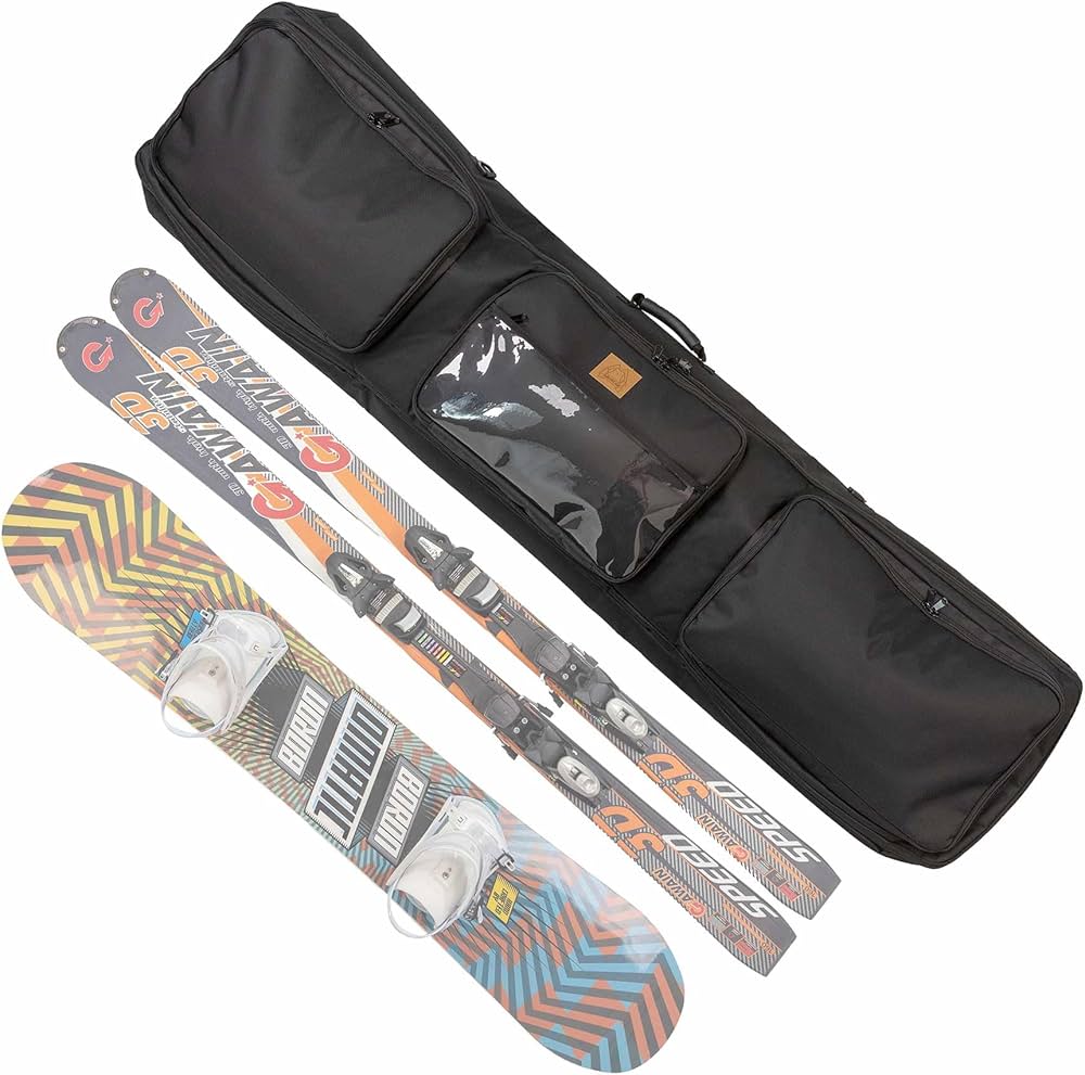 Amazon | スノーボードケース スキーバッグ スノボバッグ