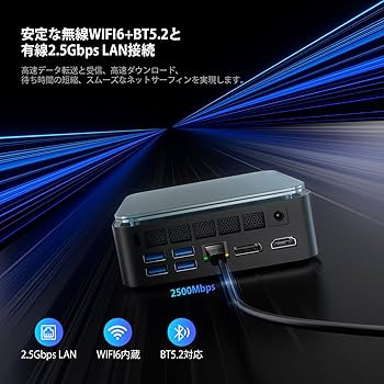 Amazon.co.jp: ミニPC Ryzen 7 7735HS 8コア/16スレッド 最大4.75GHz