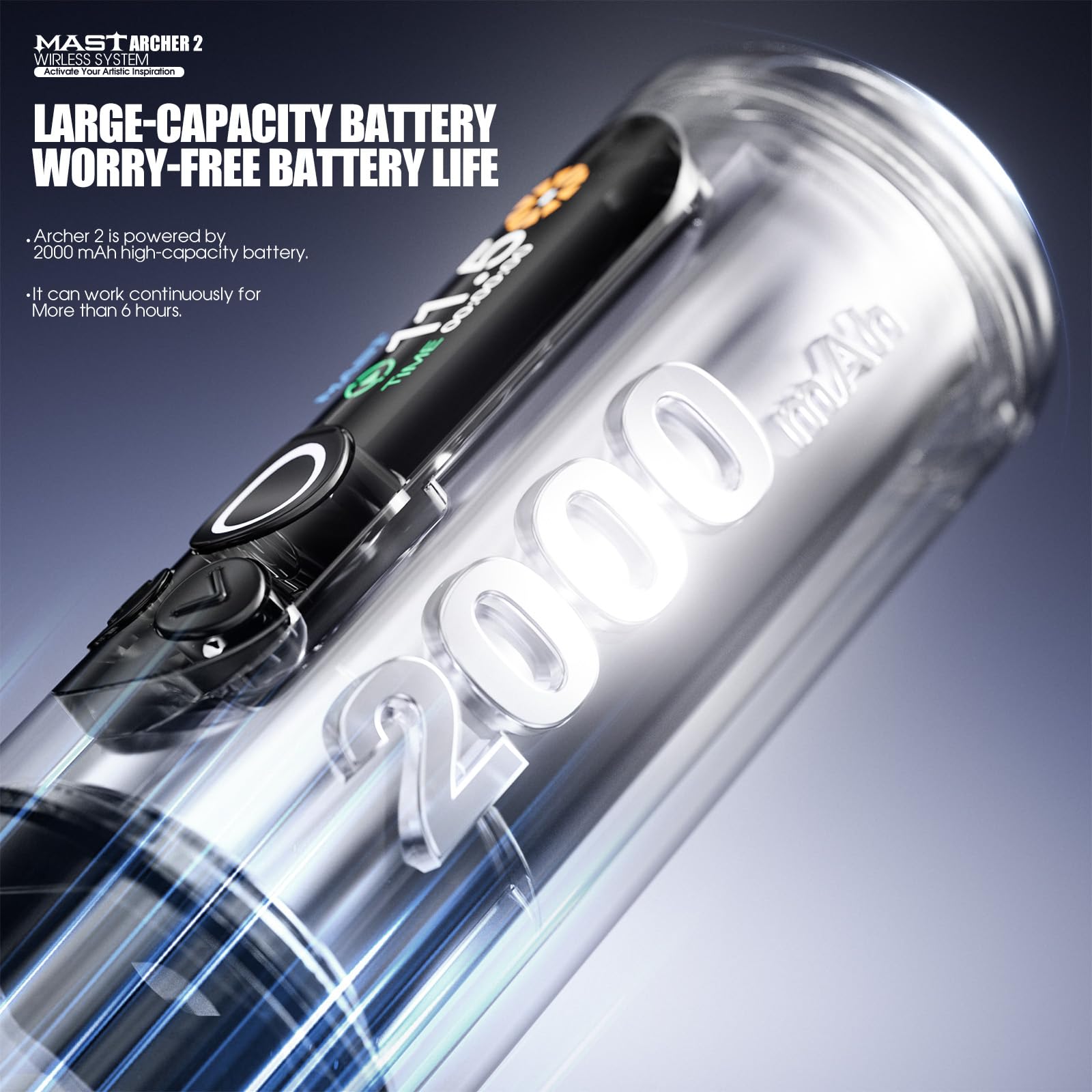 Amazon | マスト アーチャー2 タトゥーガン キット ワイヤレス