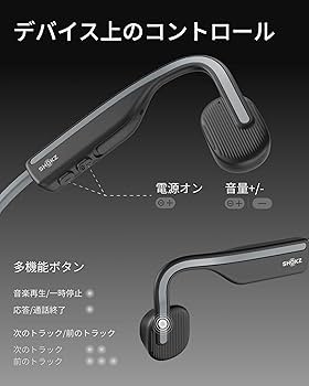 Amazon.co.jp: Bluetooth 5.1 SHOKZ OpenMove 骨伝導イヤホン 公式