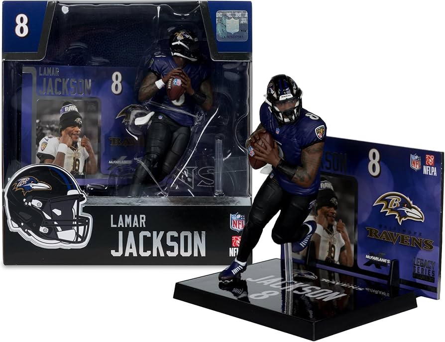 Amazon.com: Lamar Jackson w/Alternate Jersey (Baltimore Ravens