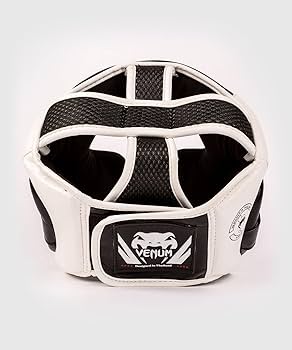 Amazon | Venum Challenger 子供用ヘッドギア - ブラック/ホワイト - S