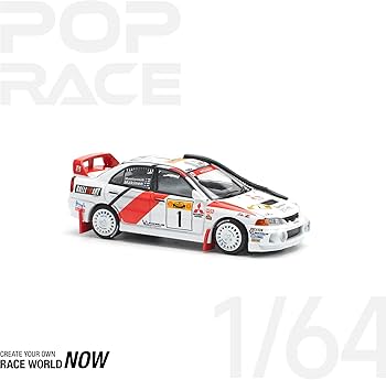Amazon | POP RACE 1/64 三菱ランサーエボリューションIV サファリ