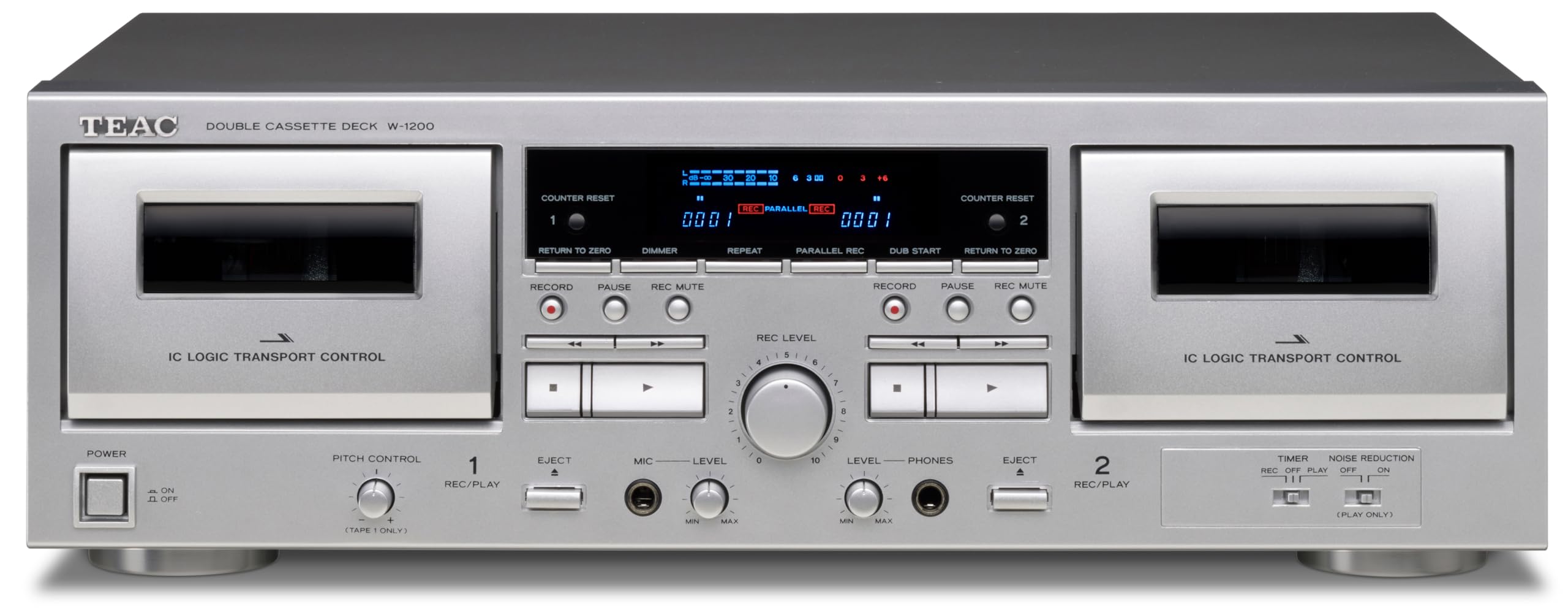 Amazon | TEAC ダブルカセットデッキ W-1200(S) | ティアック(Teac