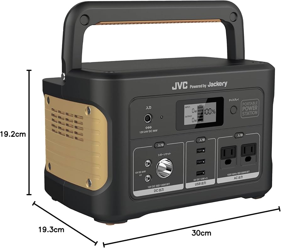 Amazon.co.jp: JVCケンウッド JVC BN-RB62-CA ポータブル電源 AC出力