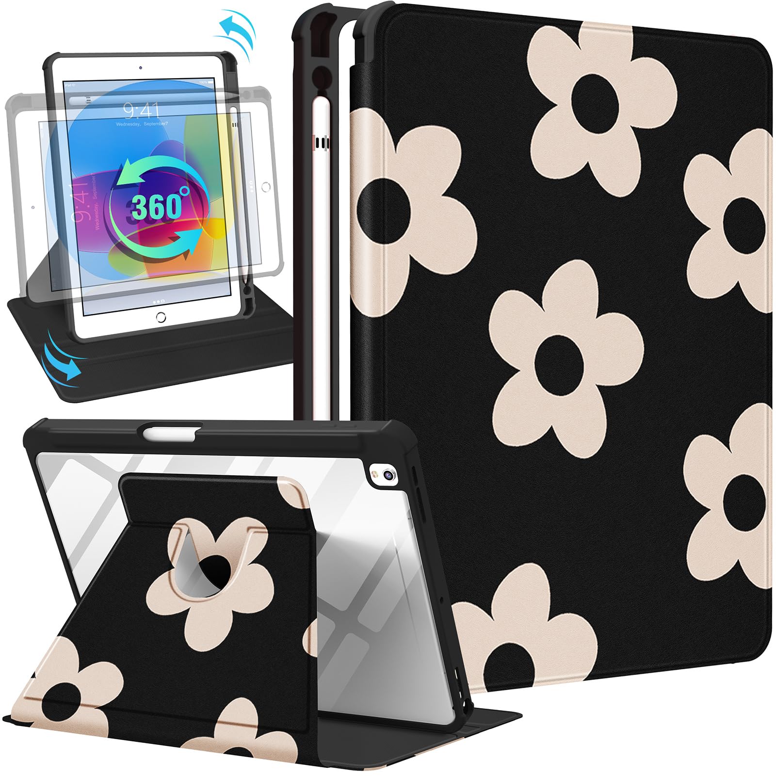 Amazon.com: Uppuppy for iPad 9th/8th/7th Generation Case 10.2 Inch