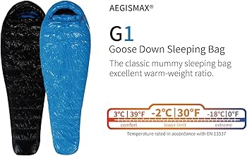 Amazon.co.jp: AEGISMAX G1 800 FPビロード寝袋超軽量アウトドア