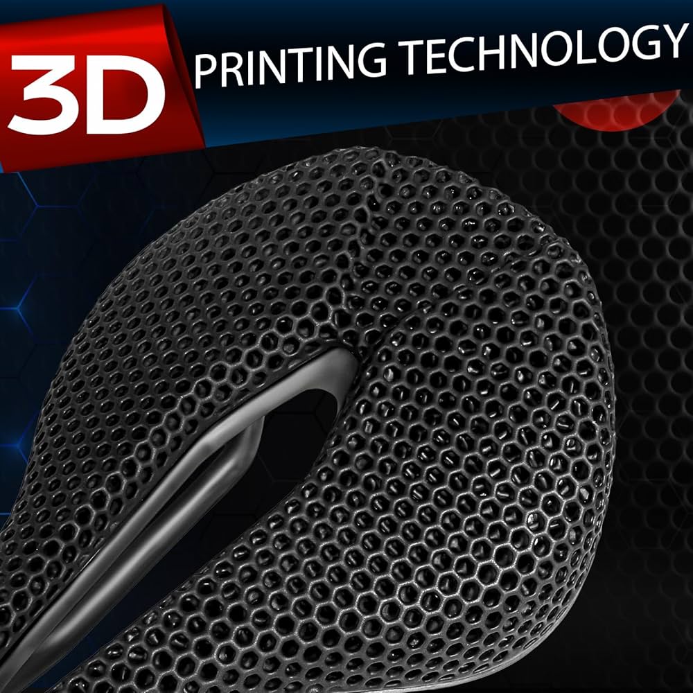 Amazon | BUCKLOS 3Dプリント自転車サドルバイクシート マウンテン