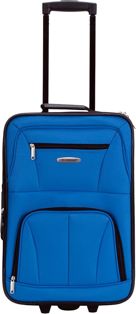 Amazon.com: Rockland Fashion Softside Upright Luggage Set