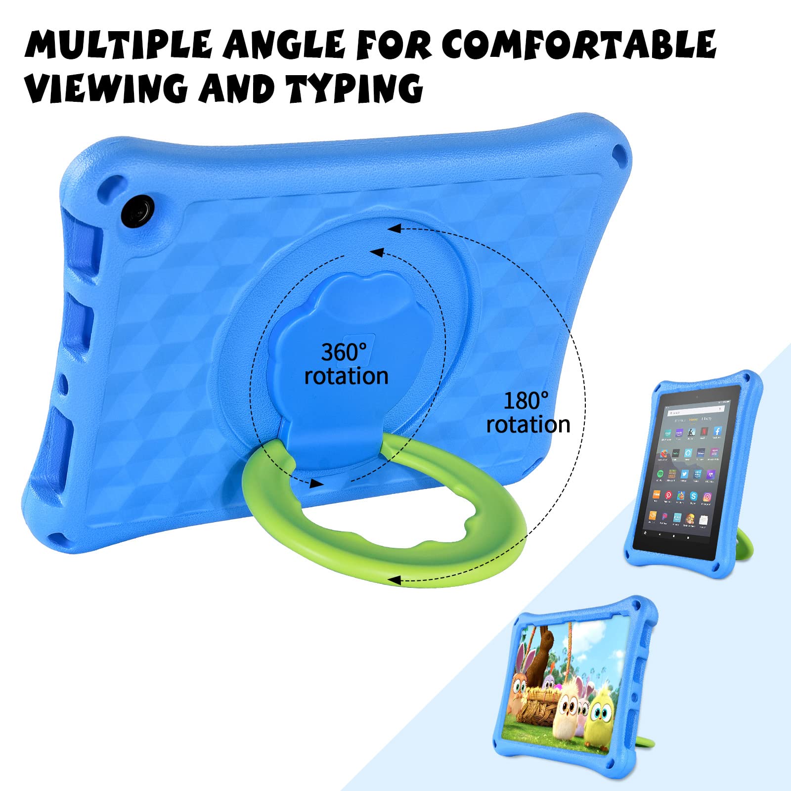 Amazon.co.jp: BORXJNM Fire HD 10 タブレットケース 子供用 (2023年