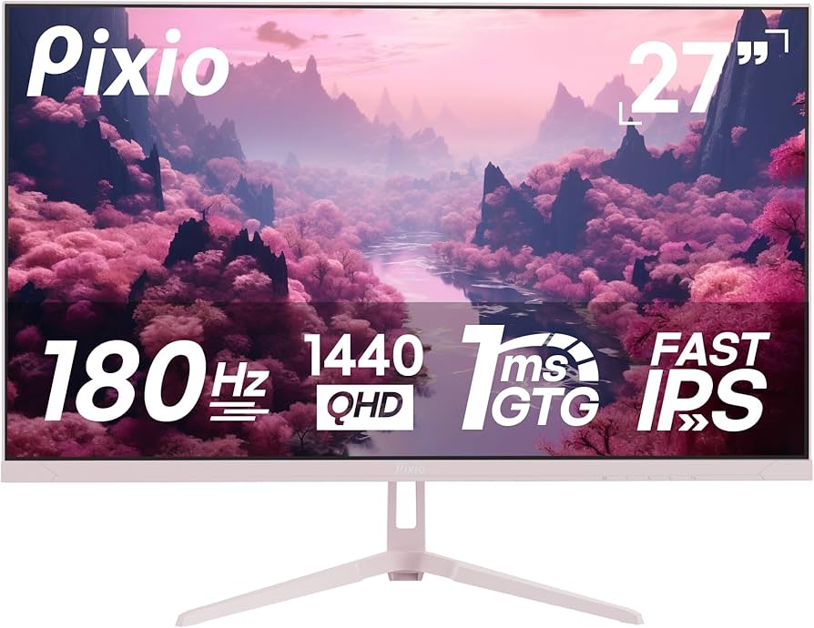 Amazon.com: Pixio PX278 Wave Pink 27 inch 180Hz Refresh Rate Quad