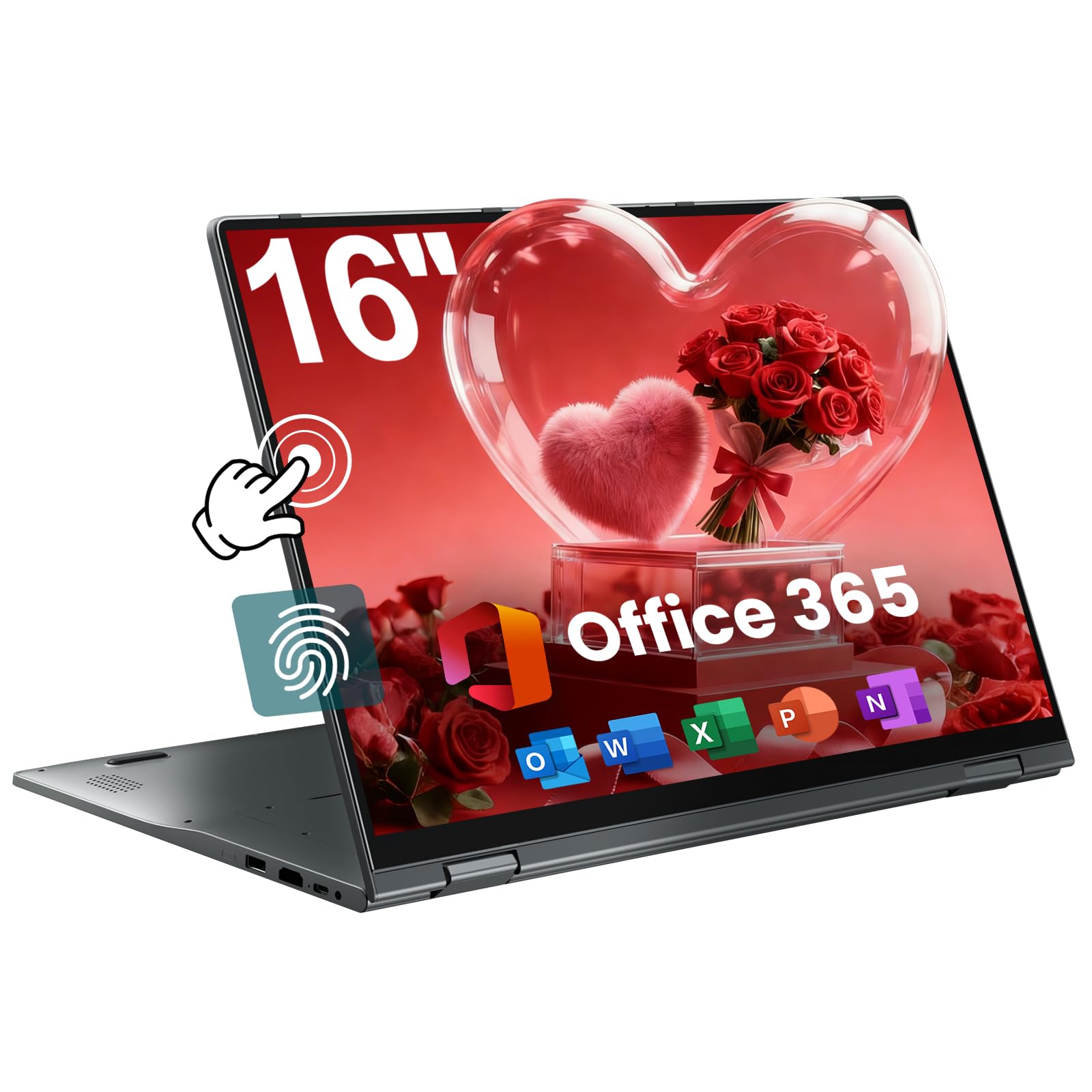 Amazon.com: jumper 16 inch Convertible Laptop, Laptop Computer