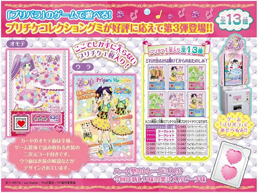 Amazon | プリパラ プリチケコレクショングミVol.3 20個入 BOX (食玩