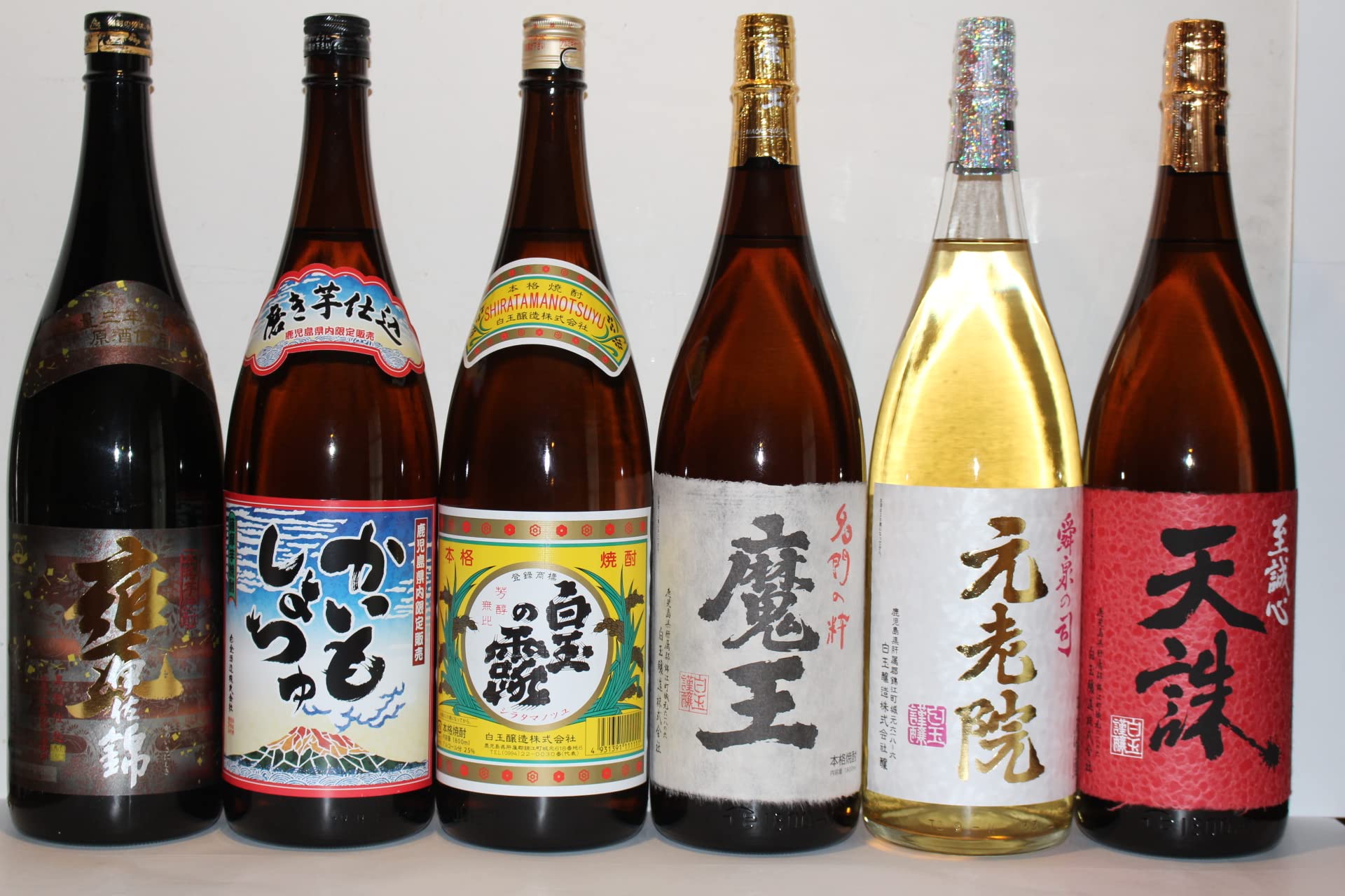 Amazon.co.jp: 鹿児島芋焼酎6本魔王コース（魔王・甕伊佐錦・元老院
