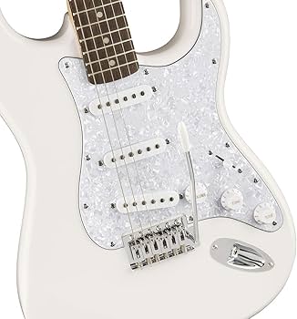 Amazon | Squier by Fender FSR Affinity stratocaster White Pearl