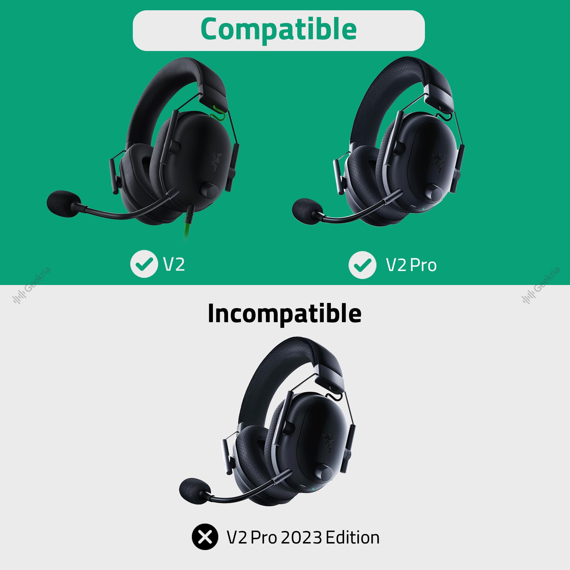 Amazon | Geekria イヤーパッド Comfort 互換性 パッド レイザー Razer