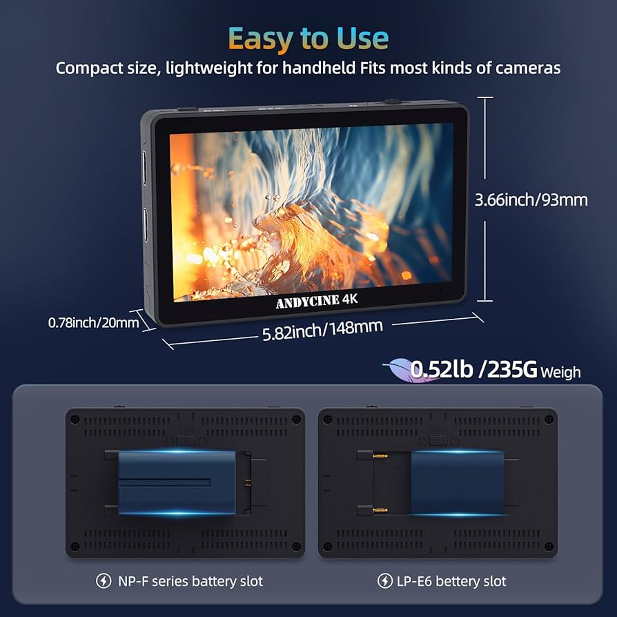 Amazon.com: ANDYCINE A6 Plus V2 6