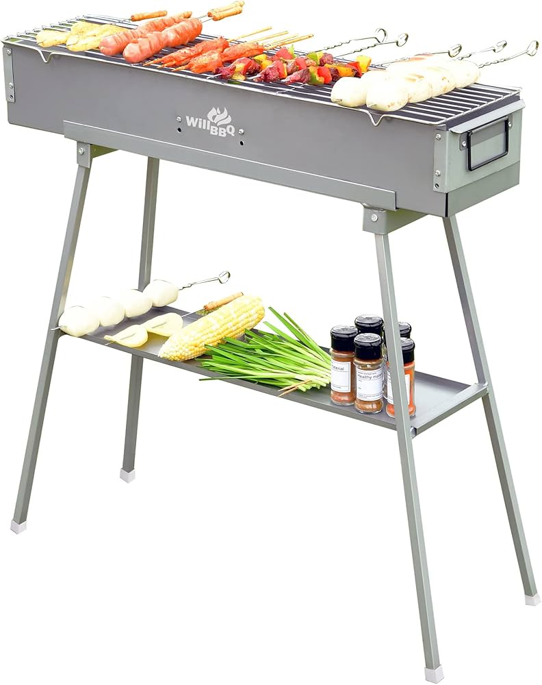 Amazon.com: WILLBBQ Charcoal Grills Commercial Quality Portable