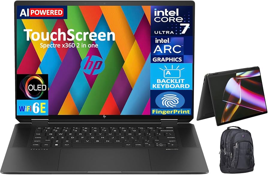 Amazon.com: HP Spectre x360 AI Powered 2-in-1 Laptop 16.0