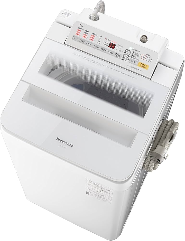 Amazon | パナソニック 7.0kg 全自動洗濯機 泡洗浄 ホワイト NA-FA70H6