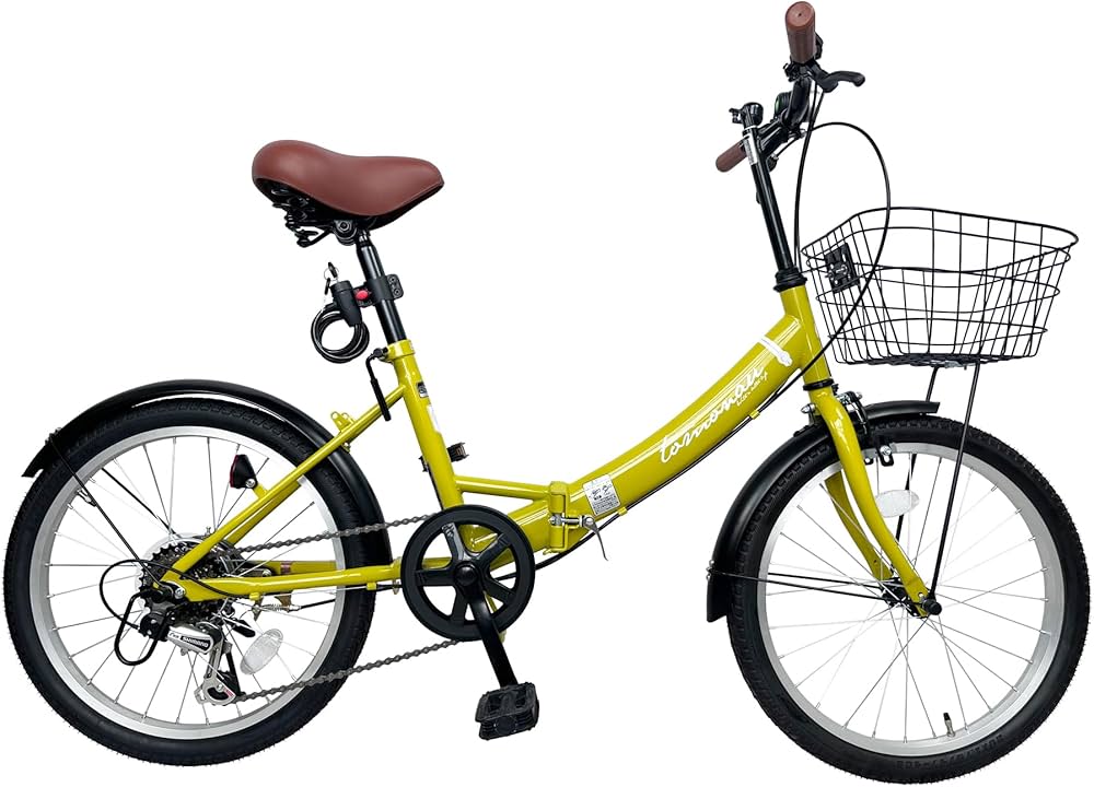 Amazon | TOMONAU 折り畳み自転車 20インチ 折りたたみ自転車 6段変速