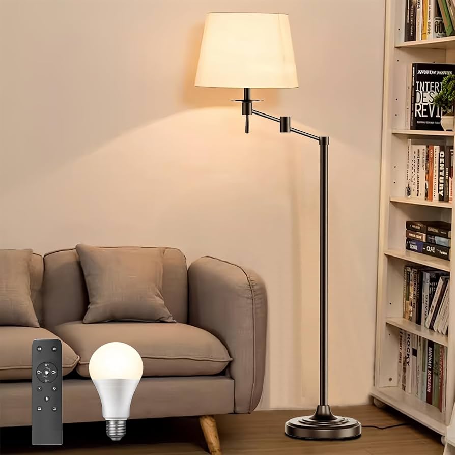 Amazon.co.jp : OTANBER フロアライト 間接照明 LEDアーム可動式 12W