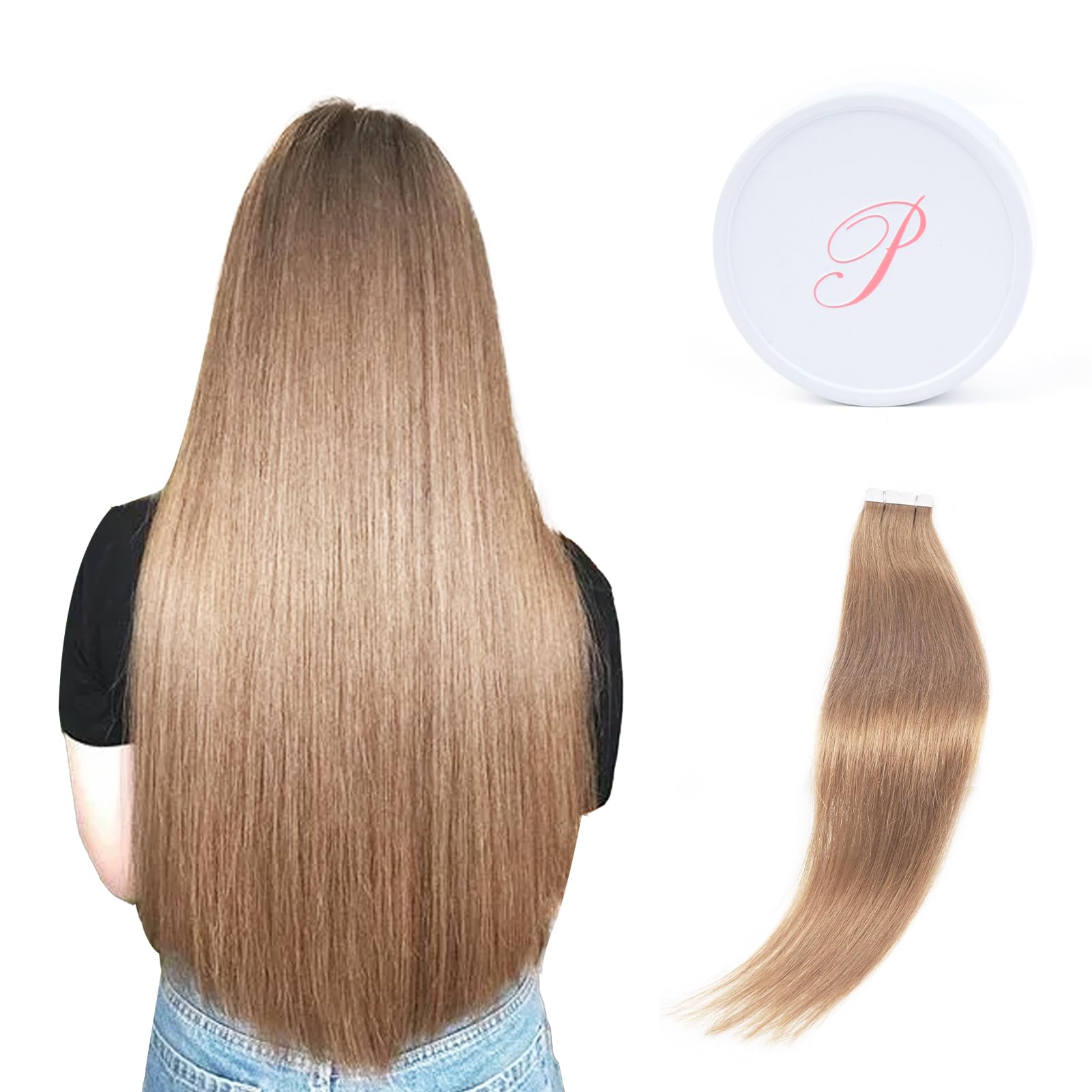 Amazon.co.jp: Paruks シールエクステ 人毛 エクステ 10枚セット つけ