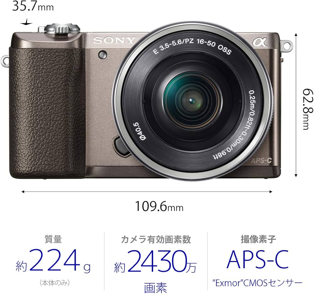 Amazon | SONY(ソニー) ミラーレス一眼 α5100 パワーズームレンズ