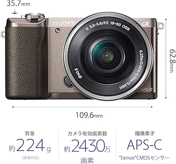 Amazon | SONY(ソニー) ミラーレス一眼 α5100 パワーズームレンズ
