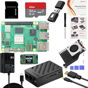 Amazon.co.jp: RasTech Raspberry pi5 16gb セット技適済 raspberry